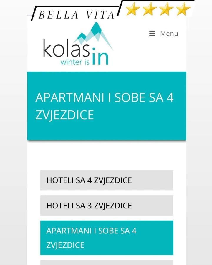 Apartman Bella Vita Kolašin Exterior foto